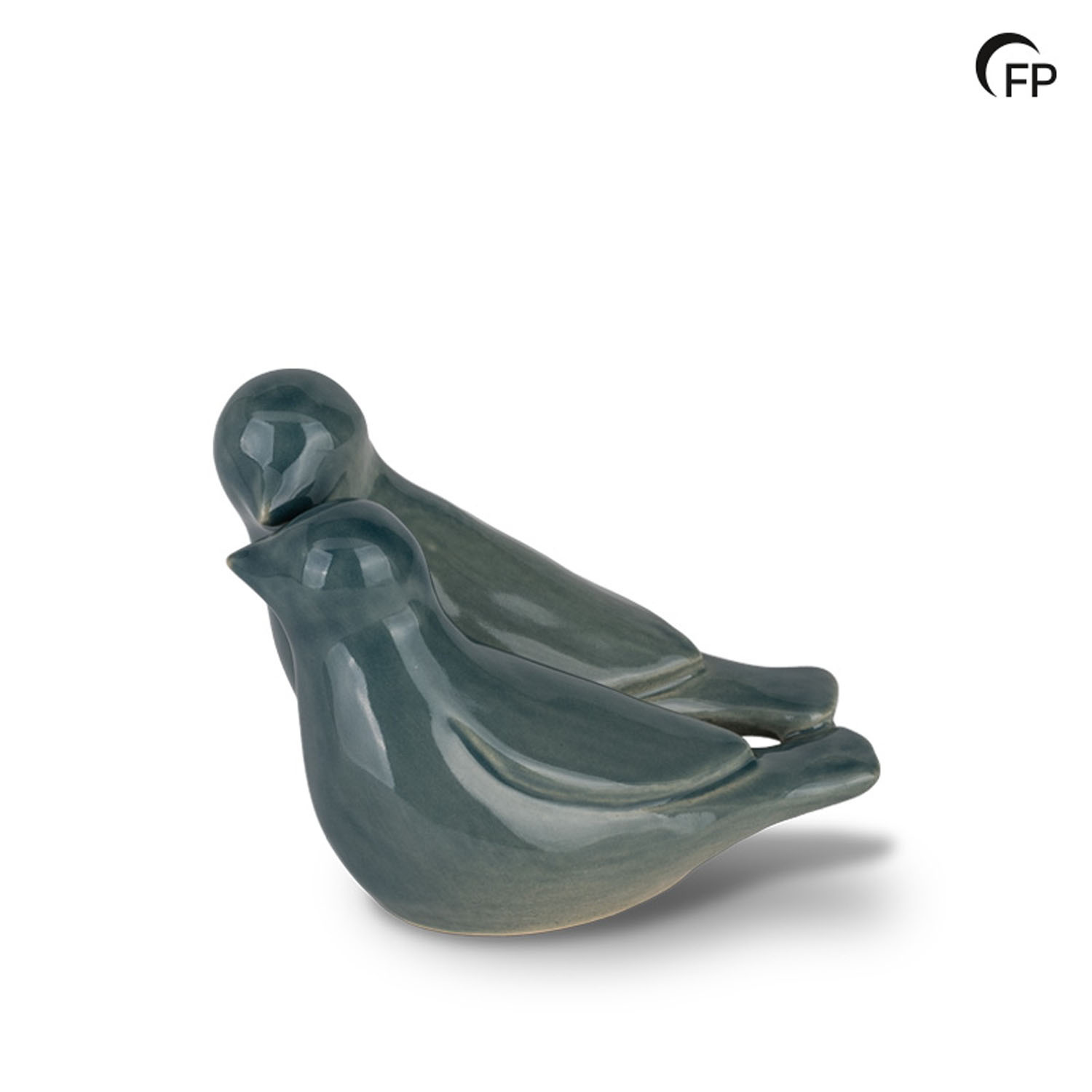 Keramische urn - kunst keepsake Whistling Bird blauw - 0,20 Liter Keramische urn - kunst keepsake Whistling Bird blauw - 0,20 Liter