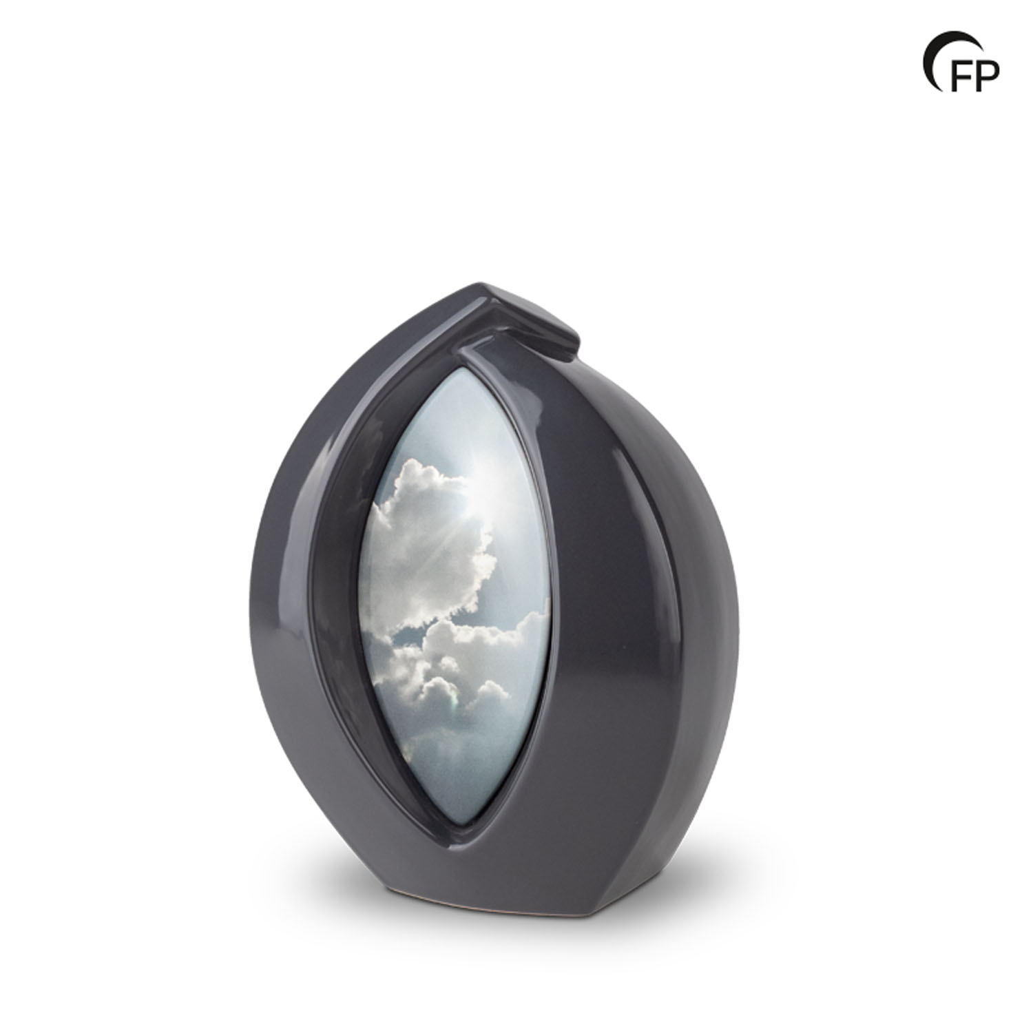 Keramische urn - medium Forever Framed grijs - 2,10 Liter Keramische urn - medium Forever Framed grijs - 2,10 Liter
