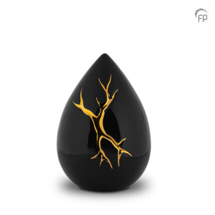 Keramische urn - medium Kintsugi - 2,30 Liter