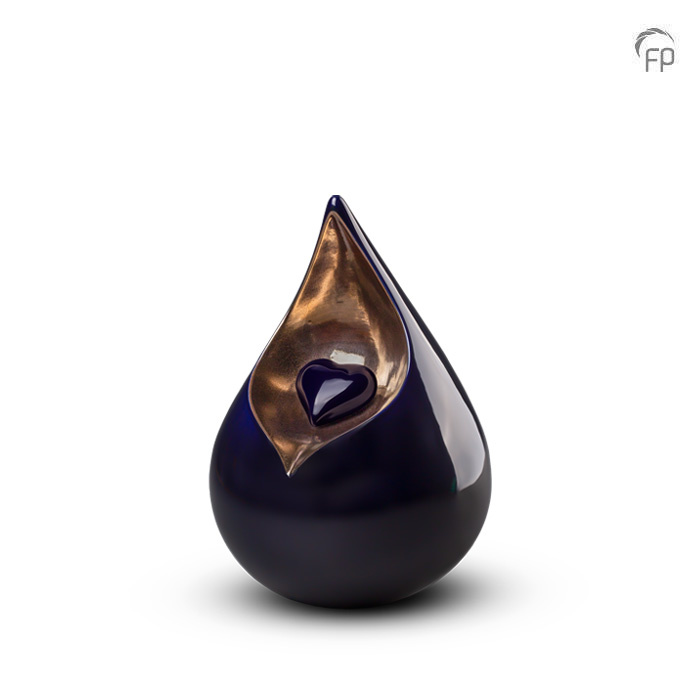 Keramische urn - mini Celest - 0,40 Liter Keramische urn - mini Celest - 0,40 Liter