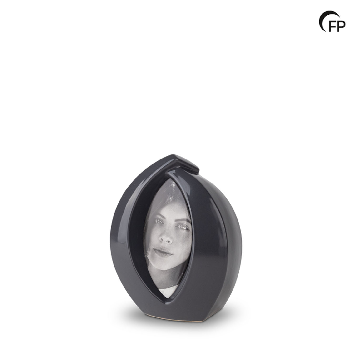 Keramische urn - mini Forever Framed grijs - 0,90 Liter Keramische urn - mini Forever Framed grijs - 0,90 Liter