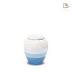 Keramische urn - OceanBlue Eco Pigment - 0,31 Liter