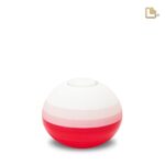 Keramische urn - Scarlet Rond Eco Pigment - 0,31 Liter
