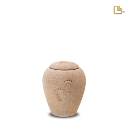 Keramische urn - ShiftingSand Footprints Eco Sand - 0,80 Liter