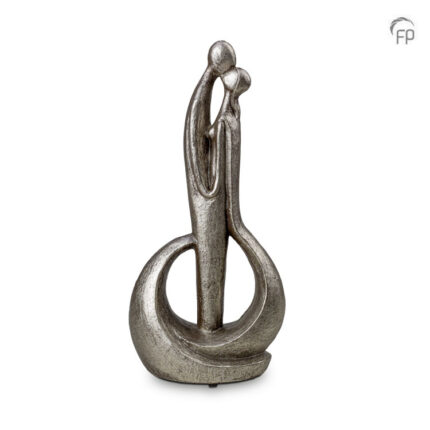 Keramische urn - zilver Forever means a lot - 0,80 Liter