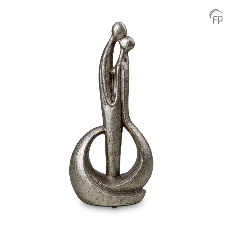 Keramische urn - zilver Forever means a lot - 0,80 Liter Keramische urn - zilver Forever means a lot - 0,80 Liter