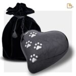Messing dierenurn - Hart antraciet - 0,46 Liter