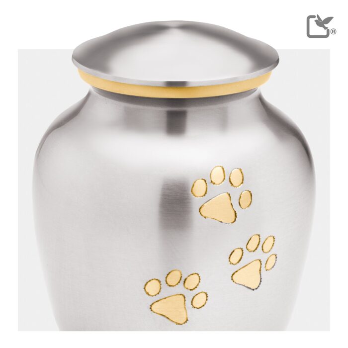Messing dierenurn - Klassiek - 2,11 Liter