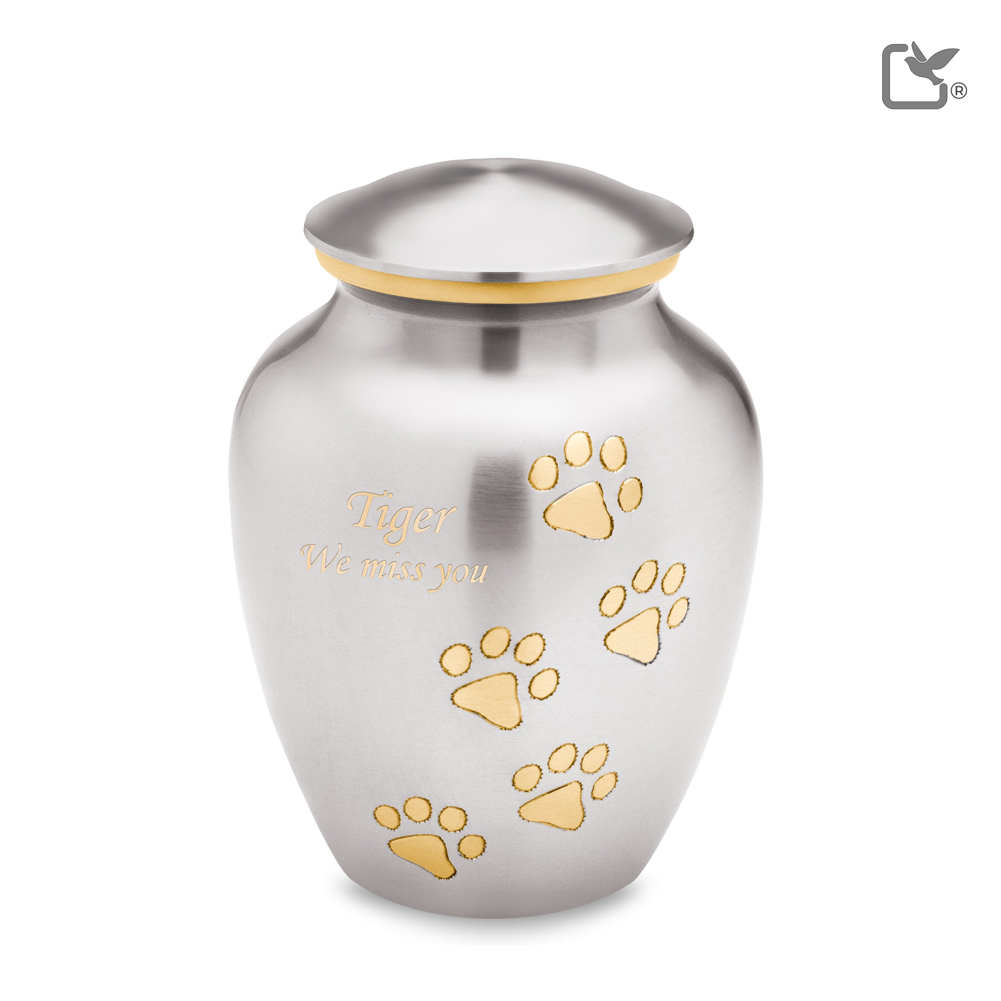 Messing dierenurn - Klassiek - 2,11 Liter Messing dierenurn - Klassiek - 2,11 Liter