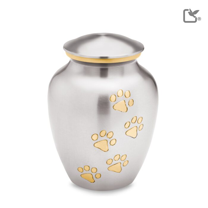 Messing dierenurn - Klassiek - 2,11 Liter