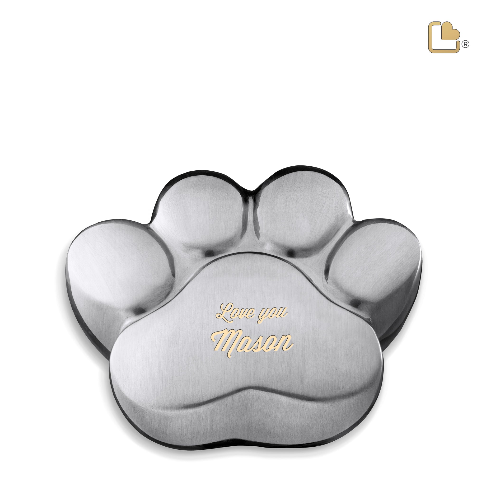 Messing dierenurn - LovePaw - 0,70 Liter Messing dierenurn - LovePaw - 0,70 Liter