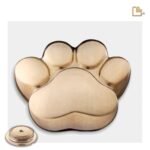 Messing dierenurn - LovePaw goud - 0,70 Liter