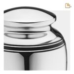 Messing urn - ArtDeco zilver - 2,11 Liter