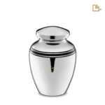 Messing urn - ArtDeco zilver - 2,11 Liter
