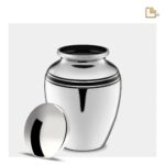 Messing urn - ArtDeco zilver - 2,11 Liter