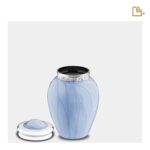 Messing urn - Blessing blauw - 0,07 Liter