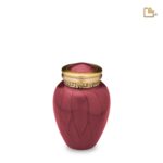 Messing urn - Blessing Crimson goud - 0,07 Liter