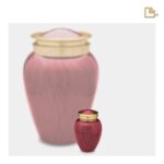 Messing urn - Blessing Crimson goud - 0,07 Liter