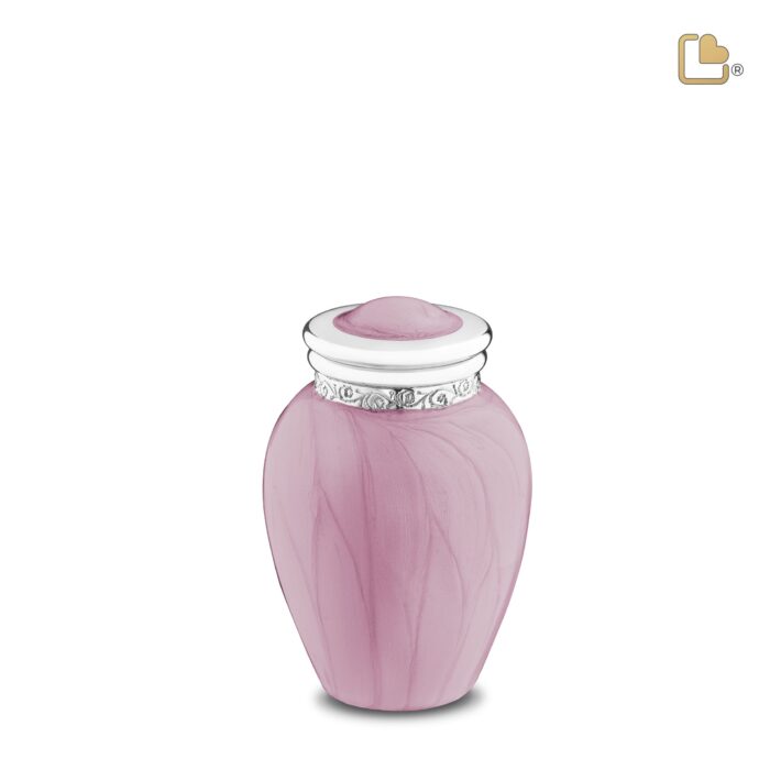 Messing urn - Blessing roze - 0,07 Liter