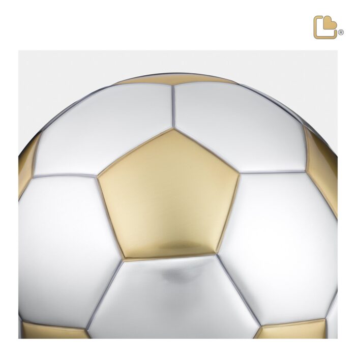Messing urn - Football goud - 4,51 Liter