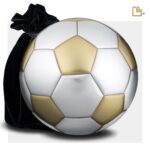 Messing urn - Football goud - 4,51 Liter