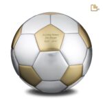 Messing urn - Football goud - 4,51 Liter