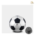 Messing urn - Football Matt zwart - 0,07 Liter