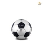 Messing urn - Football Matt zwart - 0,07 Liter