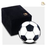 Messing urn - Football Matt zwart - 0,07 Liter
