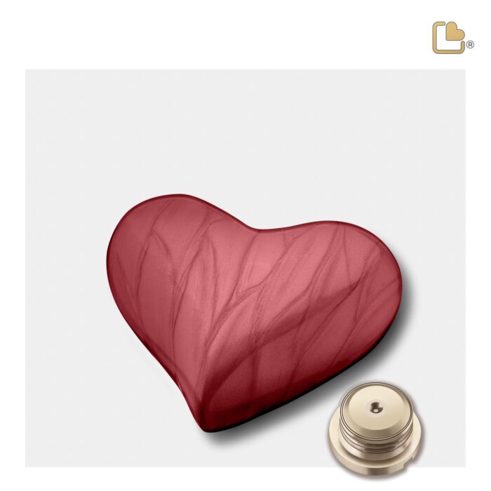 Messing urn - Hart Crimson - 0,07 Liter