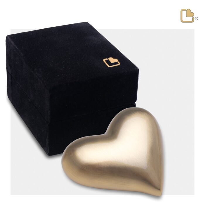 Messing urn - Hart goud - 0,07 Liter