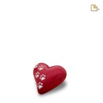 Messing urn - Hart rood - 0,07 Liter