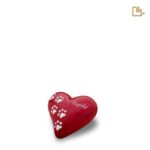 Messing urn - Hart rood - 0,07 Liter