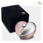 Messing urn - HeartFelt RoseGold w Crystal - 0,11 Liter