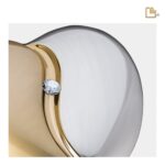 Messing urn - HeartFelt w Crystal goud - 5,51 Liter