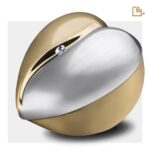 Messing urn - HeartFelt w Crystal goud - 5,51 Liter