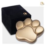Messing urn - LovePaw goud - 0,07 Liter