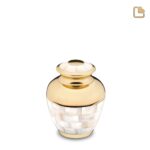 Messing urn - Mother goud - 0,07 Liter