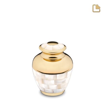 Messing urn - Mother goud - 0,07 Liter