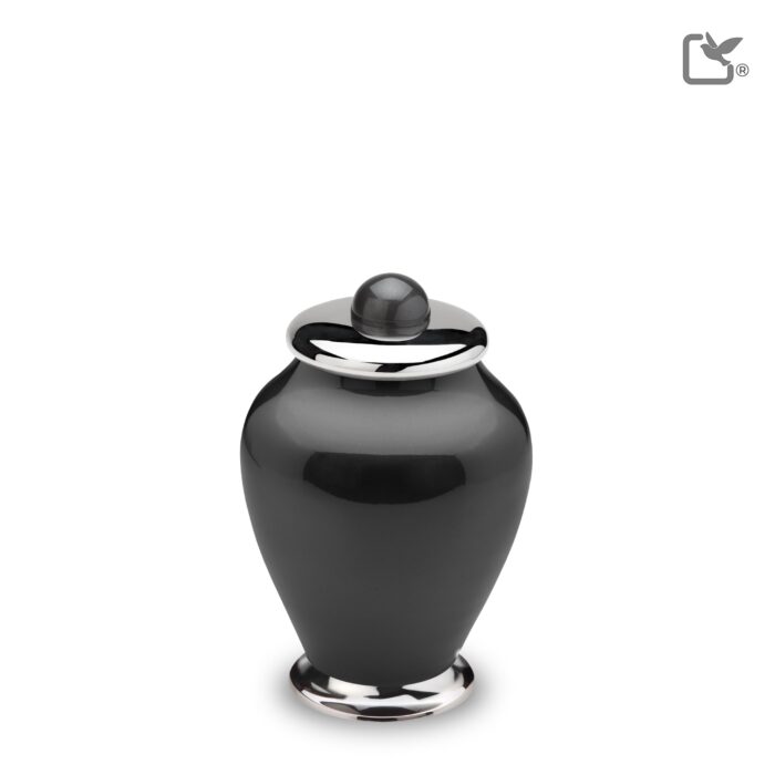 Messing urn - Simplicity antraciet - 0,07 Liter