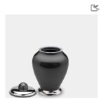 Messing urn - Simplicity antraciet - 0,07 Liter