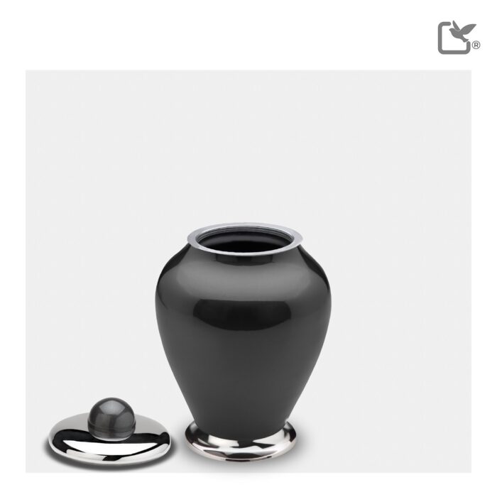 Messing urn - Simplicity antraciet - 0,07 Liter