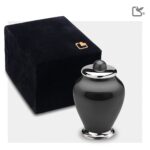 Messing urn - Simplicity antraciet - 0,07 Liter