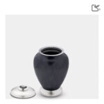 Messing urn - Simplicity w Crystal antraciet - 0,07 Liter