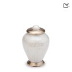 Messing urn - Simplicity wit - 0,07 Liter
