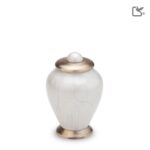 Messing urn - Simplicity wit - 0,07 Liter