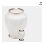 Messing urn - Simplicity wit - 0,07 Liter