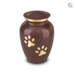 Metalen dierenurn - groot - 1,40 Liter