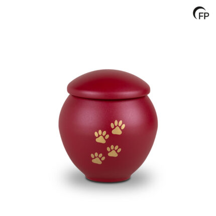 Metalen dierenurn - groot Crimson Soul - 1,80 Liter