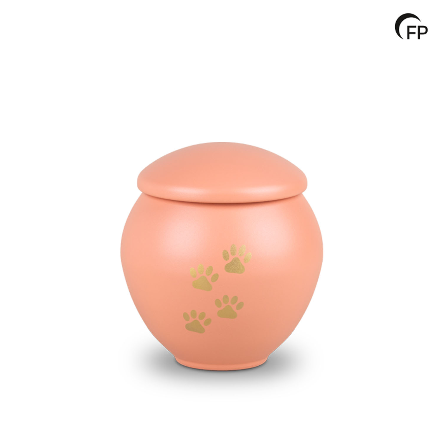 Metalen dierenurn - groot Peach Sunset goud - 1,80 Liter Metalen dierenurn - groot Peach Sunset goud - 1,80 Liter